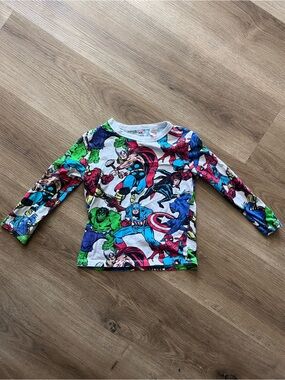 H&M Boys Marvel Character Long Sleeve Tee